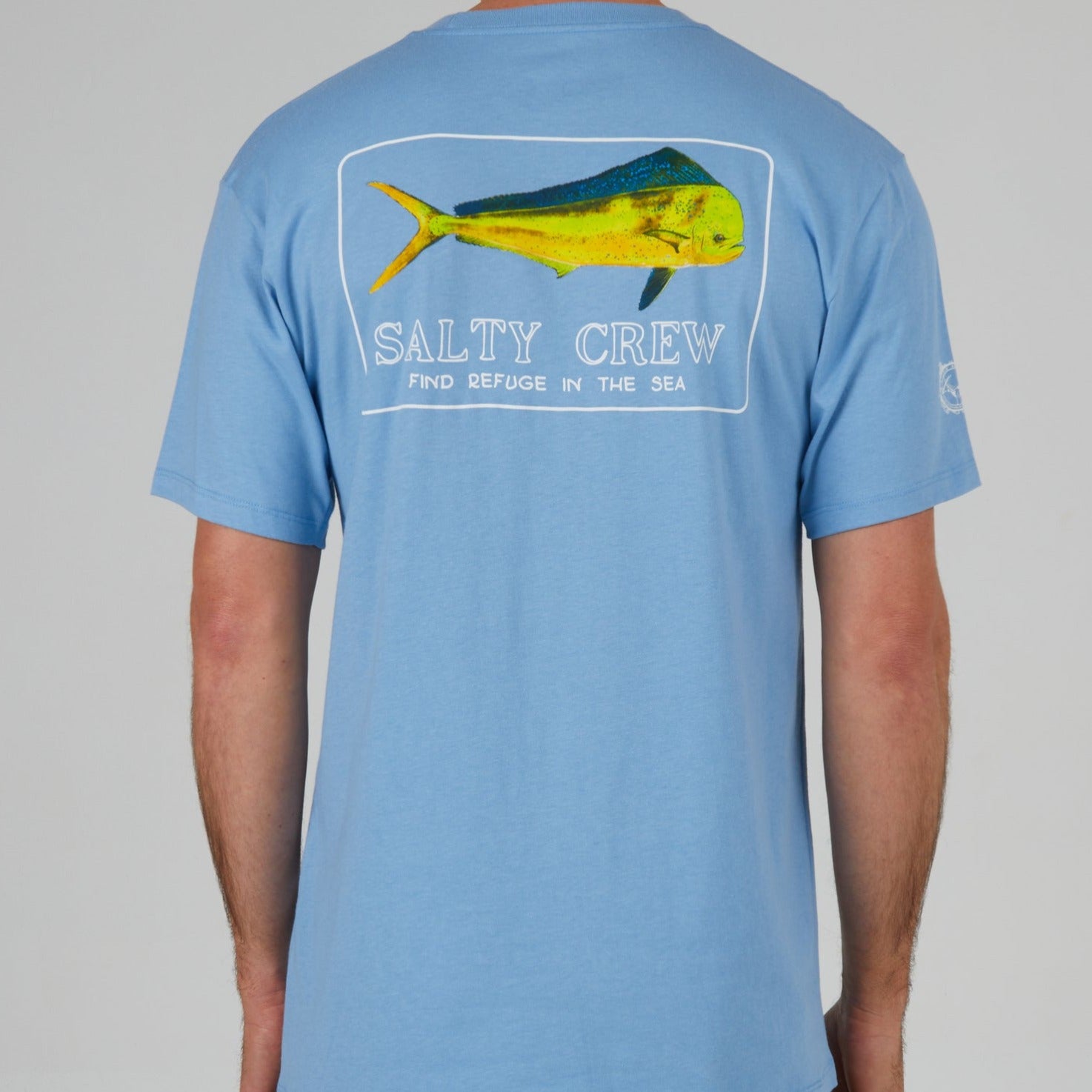 Salty Crew Golden Mahi Premium T-Shirt - Marine Blue - L