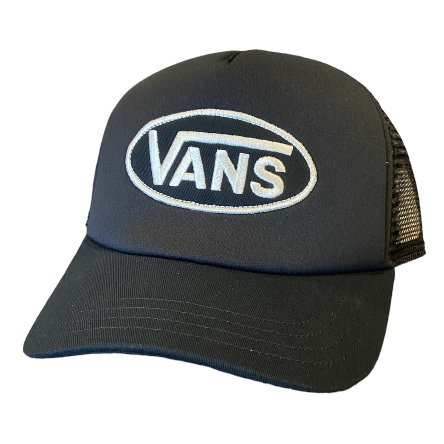 Vans Quick Patch Curved Bill Trucker Hat Black SURF WORLD SURF SHOP