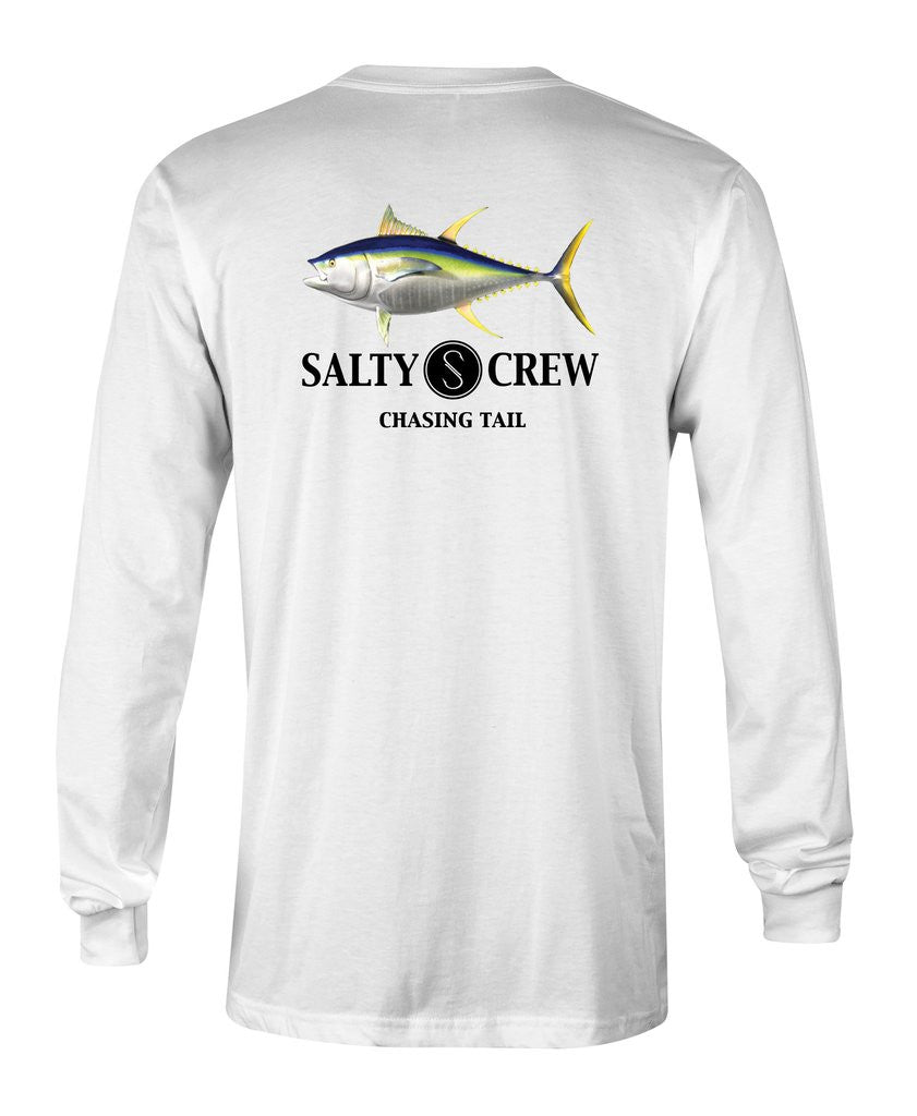Salty Crew Fishing Club Boys S/s Tee - White