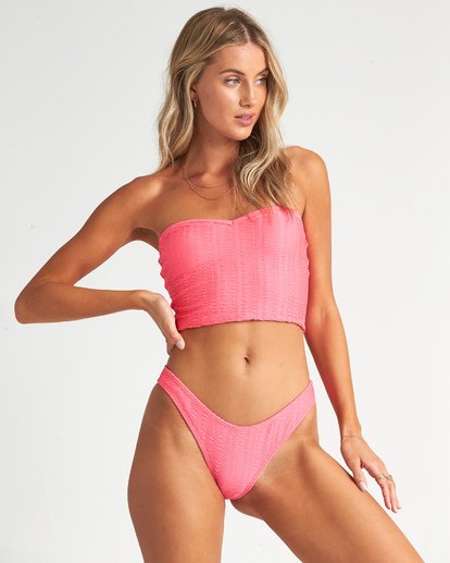 Billabong Womens Just A Hint One Piece Swim Coral Pink, Pink Solid Swimwear  ~ Punch Fit Cyprus