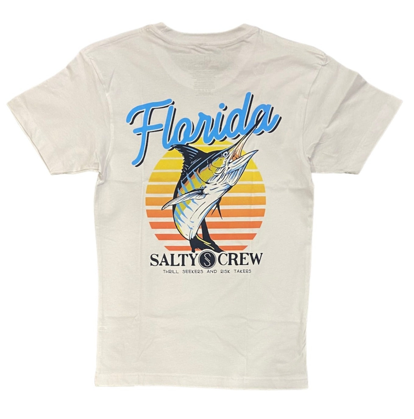 Salty Crew Baja Fresh Premium S/S Tee White T-shirts : Snowleader