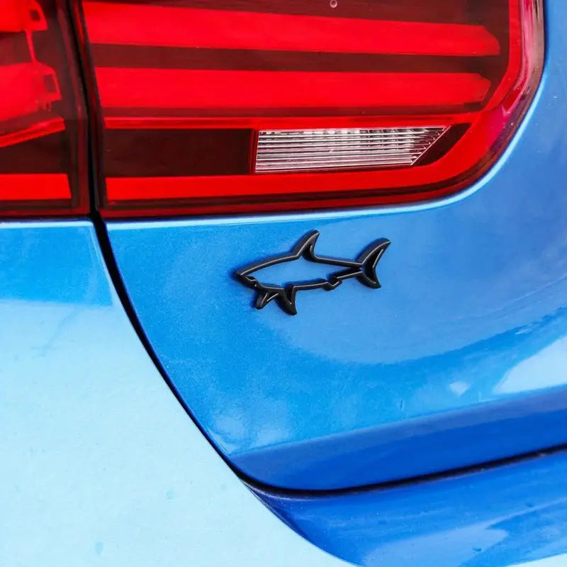 3d Metal Shark Car Sticker Badge Emblem sticker