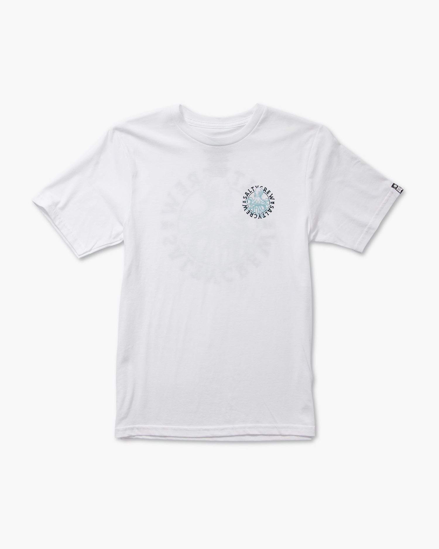 Salty Crew Tentacles Octopus Boys S/s Tee - White Boys T Shirt