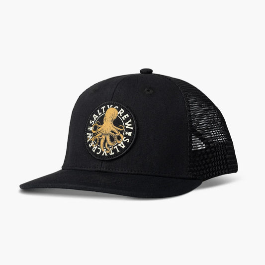 Salty Crew Tentacles Boys Hat - Black Boys Hat