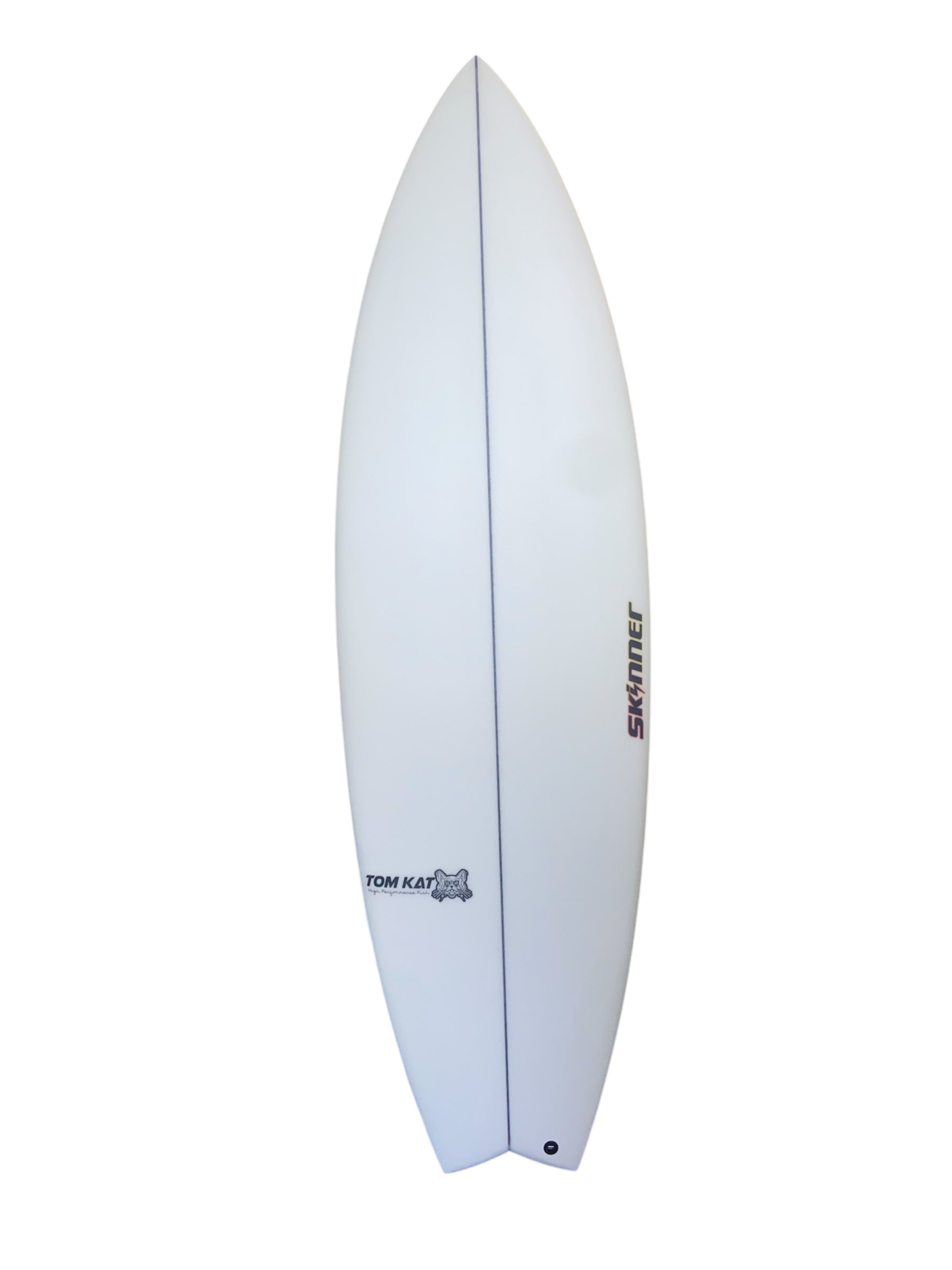 Skinner Surfboards Tom Kat Fish 6'0" x 21.25 x 36.1L Epoxy 3 FCS Boxes Surfboard