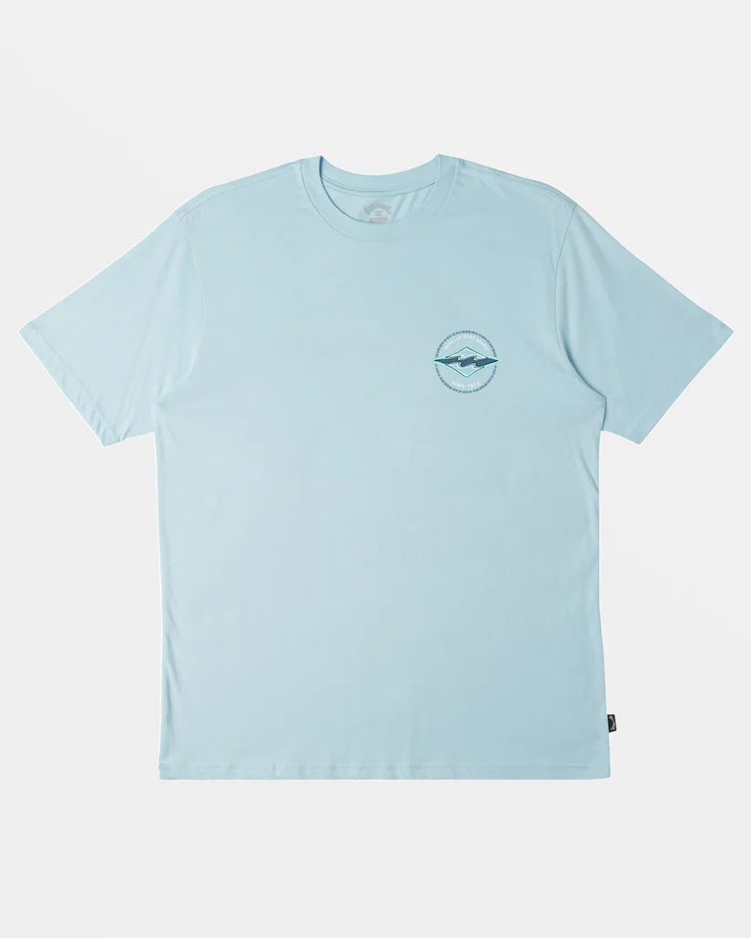 Billabong Rotor Diamond Tee - Cloud Blue Mens T Shirt