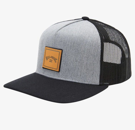 Billabong Stacked Trucker Hat - Black Grey Hats