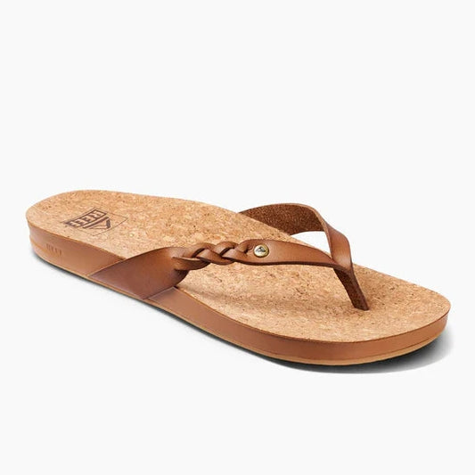 Reef Cushion Court Twist Women's Sandal - Natural Coffee Womens Footwear