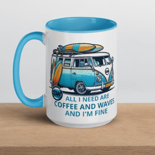 SURF WORLD COFFEE AND WAVES 15OZ MUG Drinkware