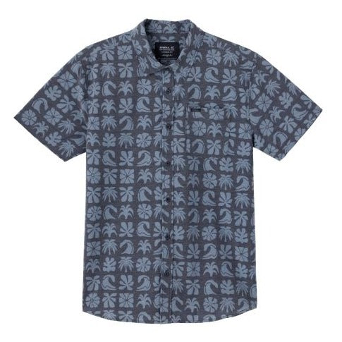 Oneill Traveler Traverse Men's Button Down Shirt UPF 50 - Black 3 Mens Woven Shirt