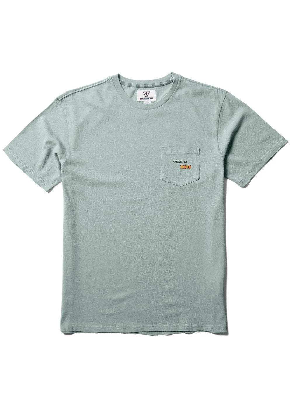 Vissla Calypso SS Pocket Tee - Agave Mens T Shirt