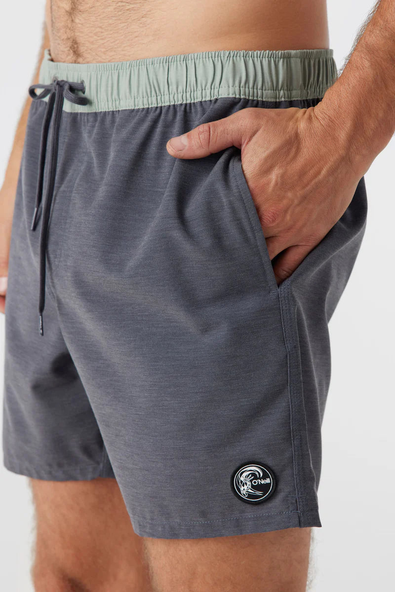 O'Neill OG Solid Volley Shorts 16" -Graphite Mens Boardshorts