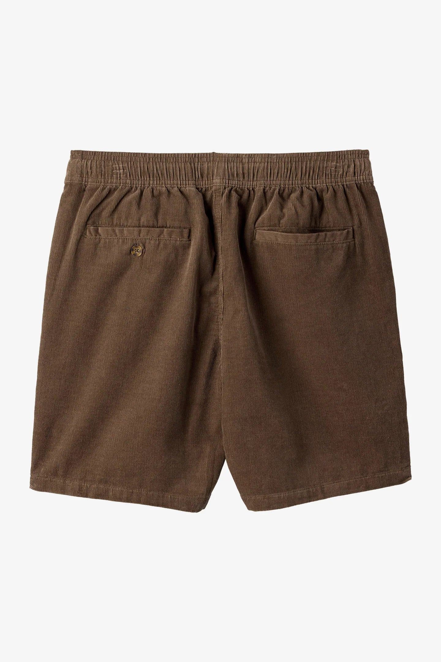 Oneill OG Cord Elastic Waist 18" Shorts - Chocolate Chip Mens Shorts