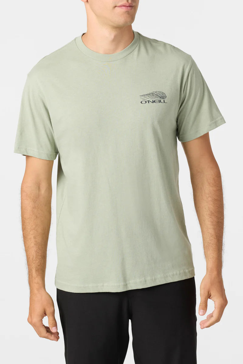 O'Neill Dusk Palms Men's Tee Shirt - Seagrass Mens T Shirt