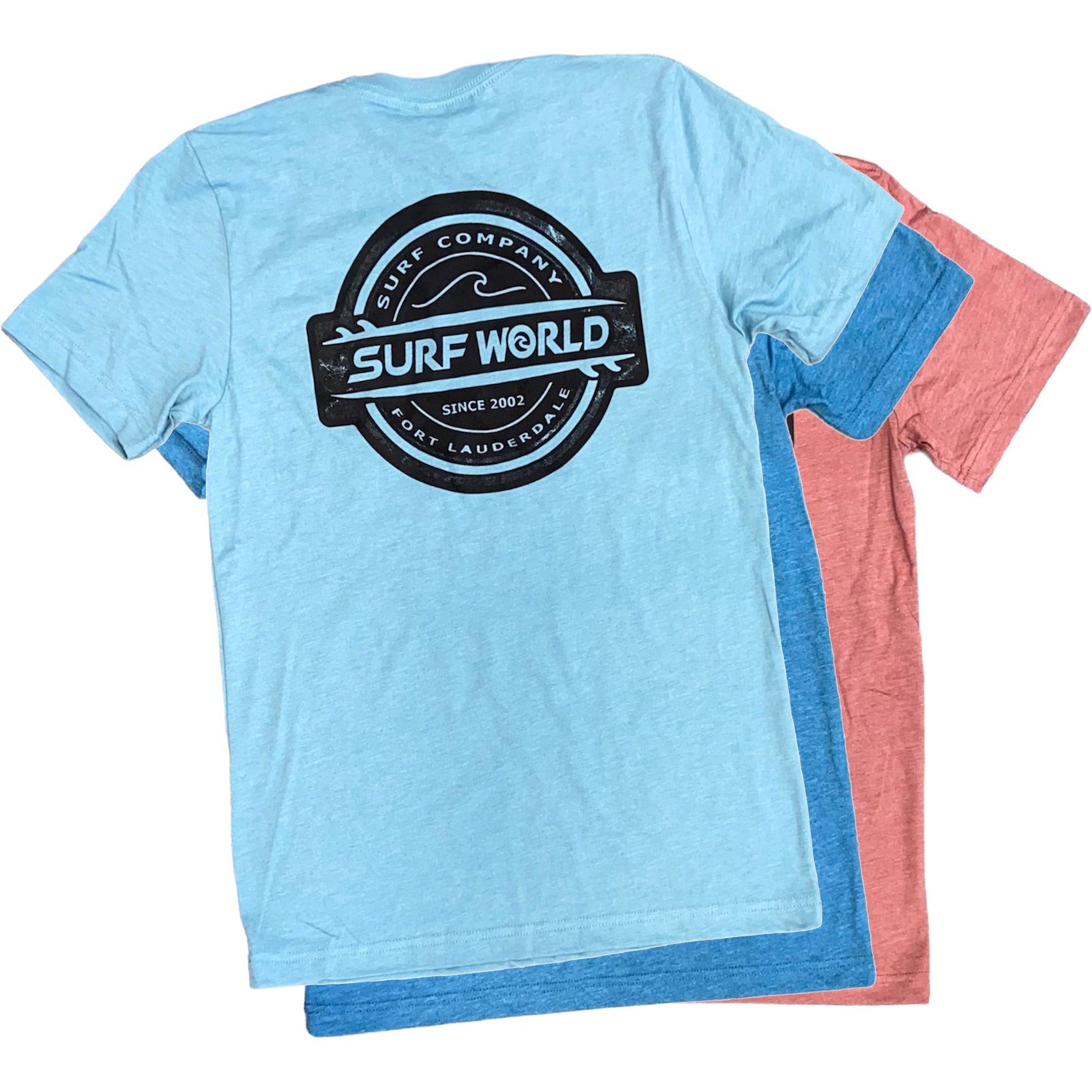 Surf World Fort Lauderdale Double Boards 2024 Tee Shirt – SURF WORLD ...