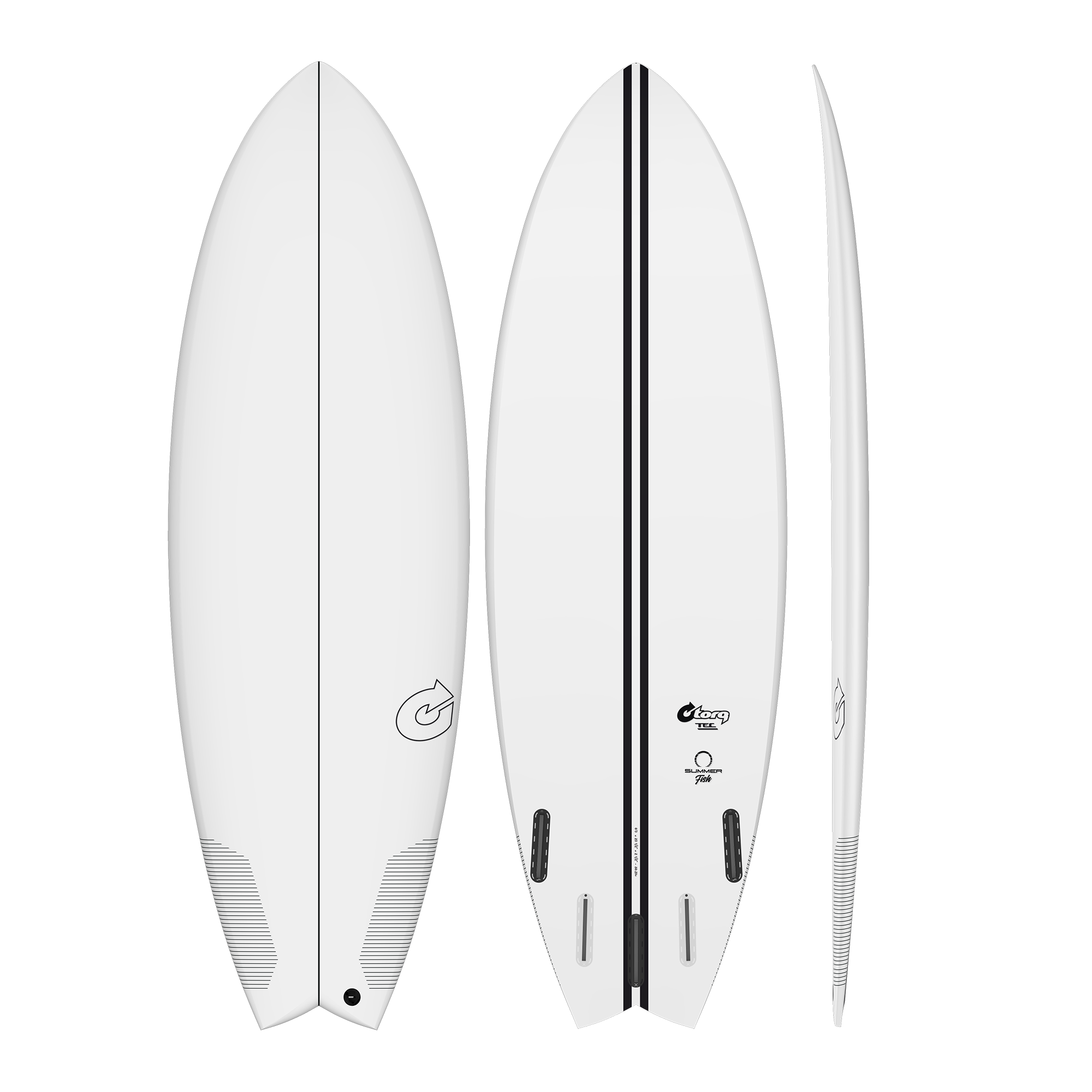 Torq TEC Summer Fish Epoxy Surfboard 5'10 x 21 3/4” x 5/8” 38 lt –  SURF WORLD SURF SHOP