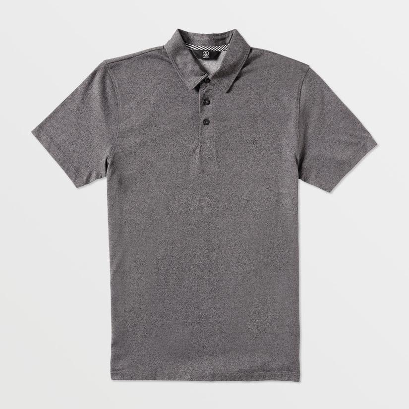 Volcom Wowzer Polo - Stealth Grey Heather Mens Shirt