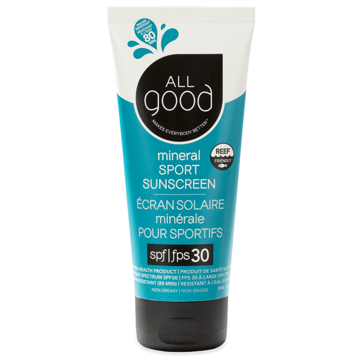 All Good Reef Safe Sunscreen Sport Mineral SPF 30 Sunscreen