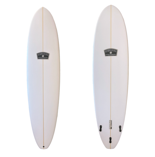 Skinner Surfboards 7'6 x 22.25" Mini Glider Poly Tri Fin - 53.3 Liter Surfboard