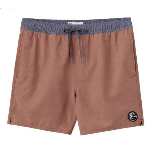 O'Neill OG Solid Volley Shorts 16" - Tobacco Mens Boardshorts