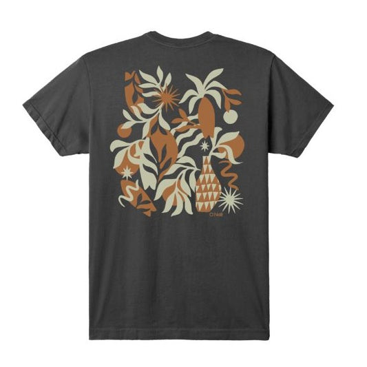 O'Neill OG Sun Tropics Men's Tee Shirt - Dark Charcoal Mens T Shirt