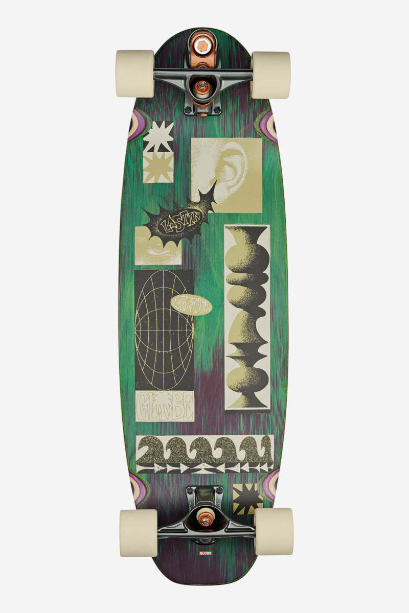 Globe Chromatic 33" Surf Skate Skateboard - SS Last In Longboard Skateboard First Out Costa 31