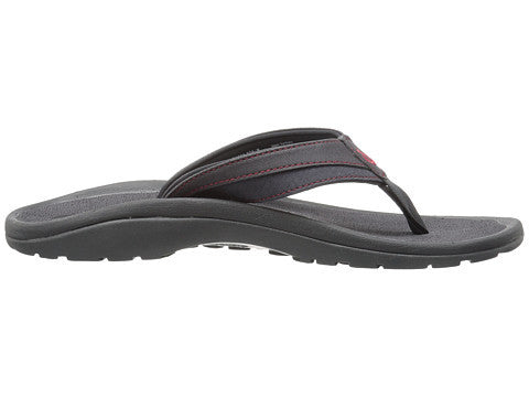 Amazon.com | OluKai Ohana Men's Beach Sandals, Quick-Dry Flip-Flop Slides,  Water Resistant & Lightweight, Compression Molded Footbed & Ultra-Soft  Comfort Fit, Black/Black, 7 | Sandals