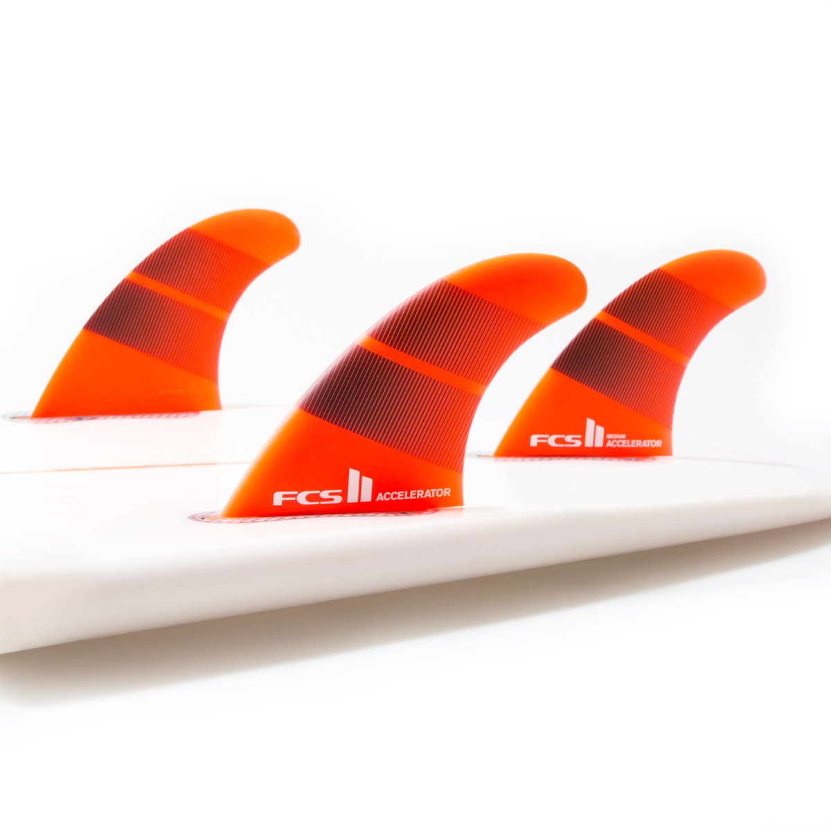 FCS II Accelerator Neo Glass Large Thruster Fins - Tang Gradient