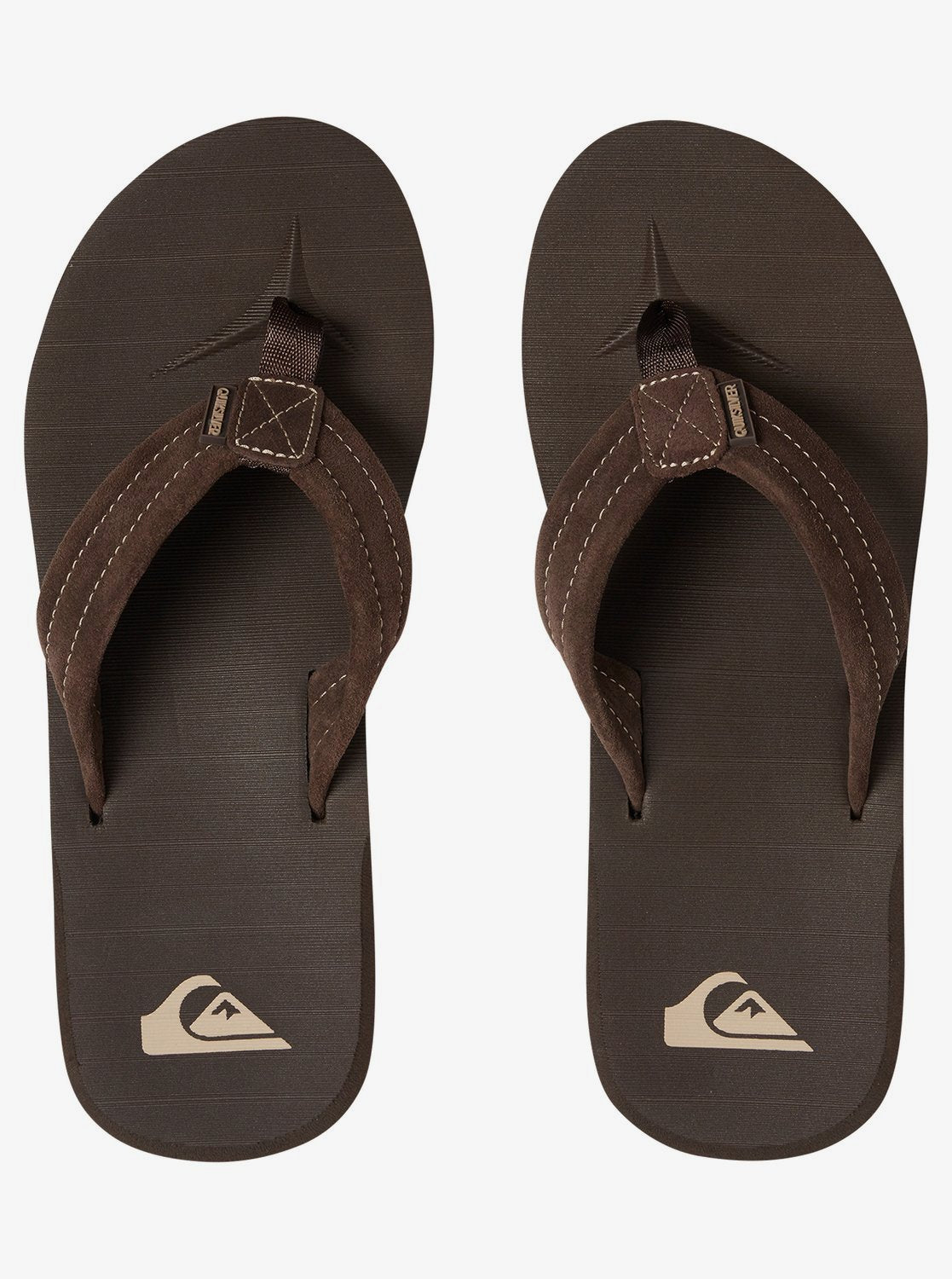 Quiksilver Carver Suede Sandals Chocolate SURF WORLD SURF SHOP