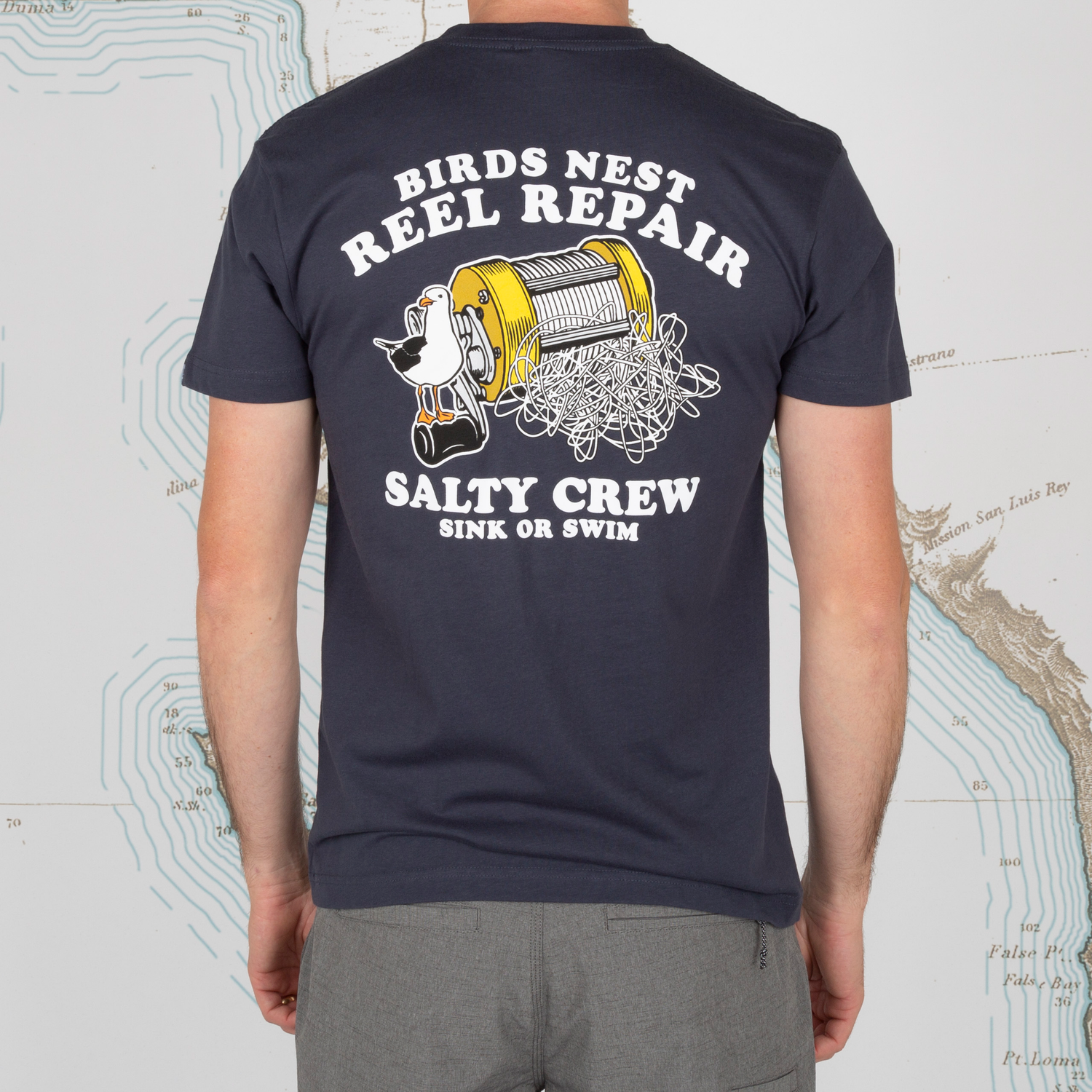 Salty crew Fish Market Premium Short Sleeve T-Shirt Black