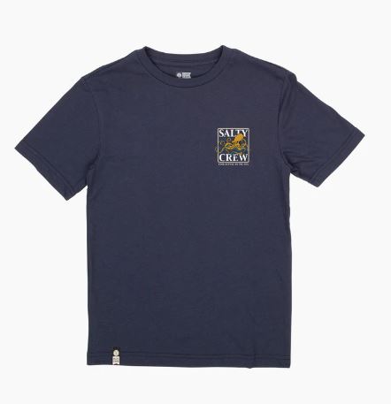 Salty Crew Ink Slinger Boys S/s Tee - Navy