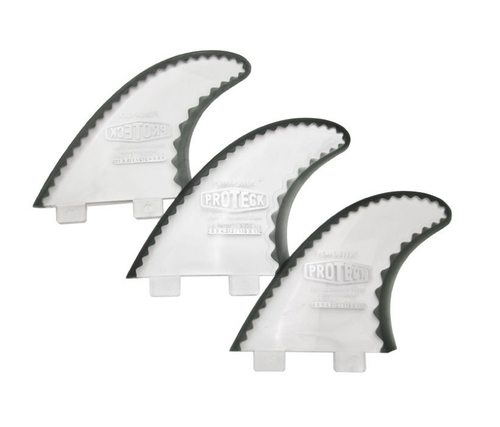 Pro Teck Power Flex Safety Fins Rubber Edge